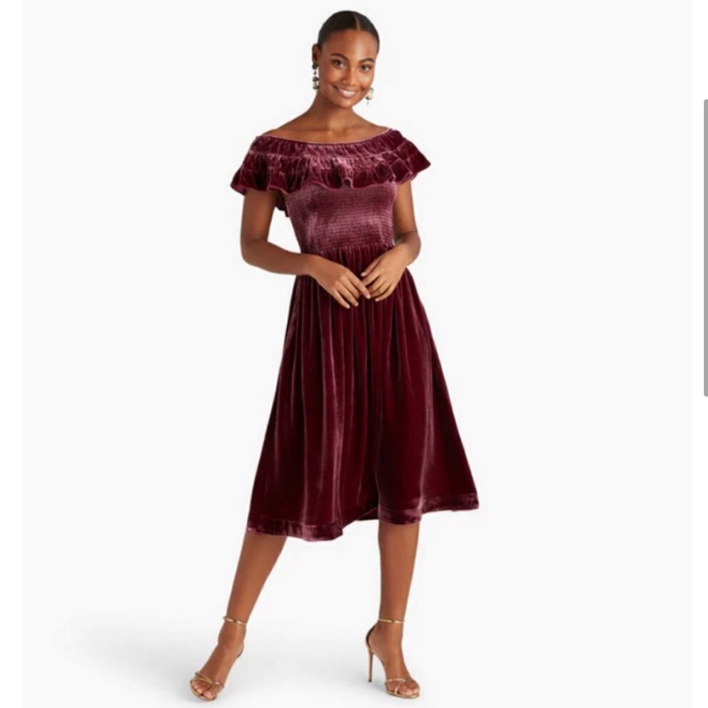 Hill House |‎ Akilah Nap Dress Velvet